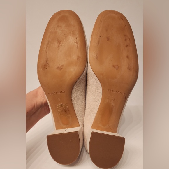NWOT Everlane Shoes Everlane The Italian Leather Day Heel In Tan Suede Size 7 - Picture 9 of 10